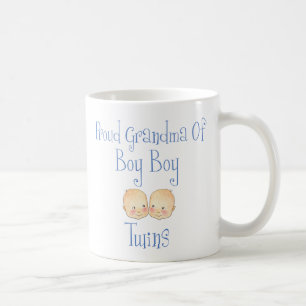 Mug Grand-maman fière des jumeaux de garçon