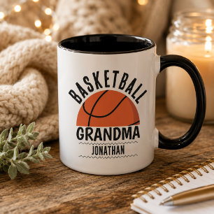 Mug Grand-mère de basket-ball personnalisée
