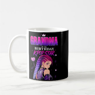 Mug Grand-mère de l'anniversaire de la star Kpop Girls