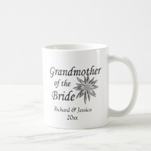Mug Grand-mère de l'épouse Noms et Date