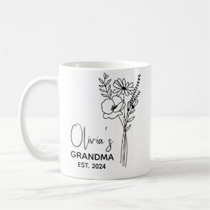 Mug Grand-mère EST. 2024, New Grand-mère