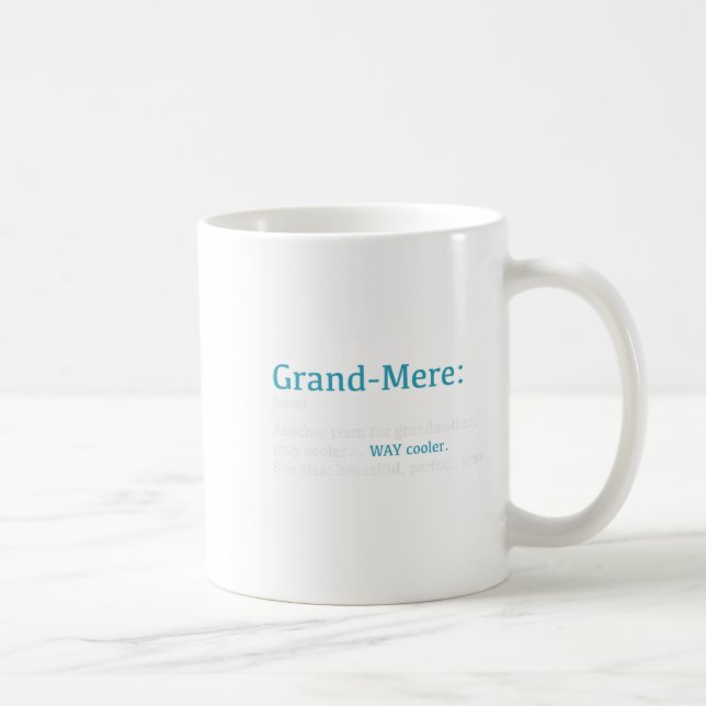 Mug Grand-mere_ Funny Definition Noun - Another Term  (Droite)
