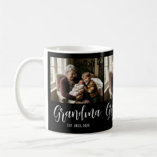 Mug Grand-mère Script Noir 3 Photo