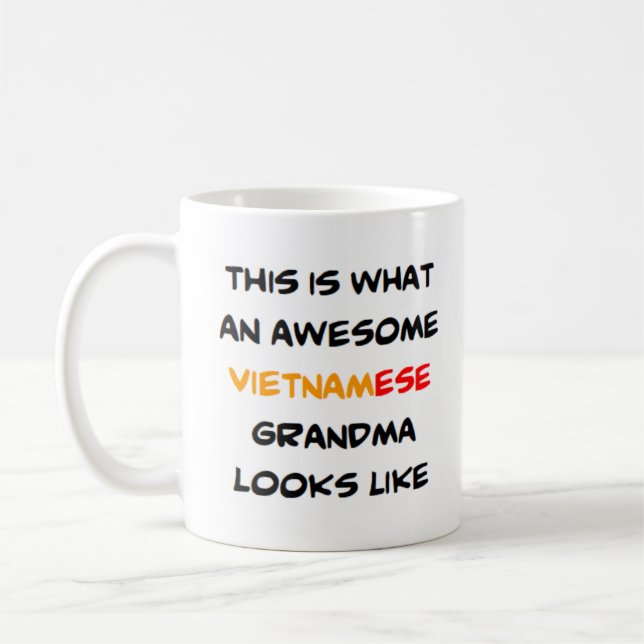 Mug grand-mère vietnamienne, génial (Gauche)