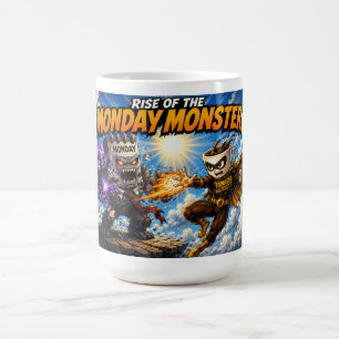 Mug Grand Monstre Lundi – Enforceur d'Espresso