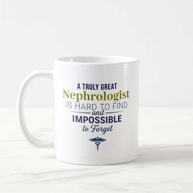 Mug Grand Néphrologue Nom Personnalisé  (Gauche)