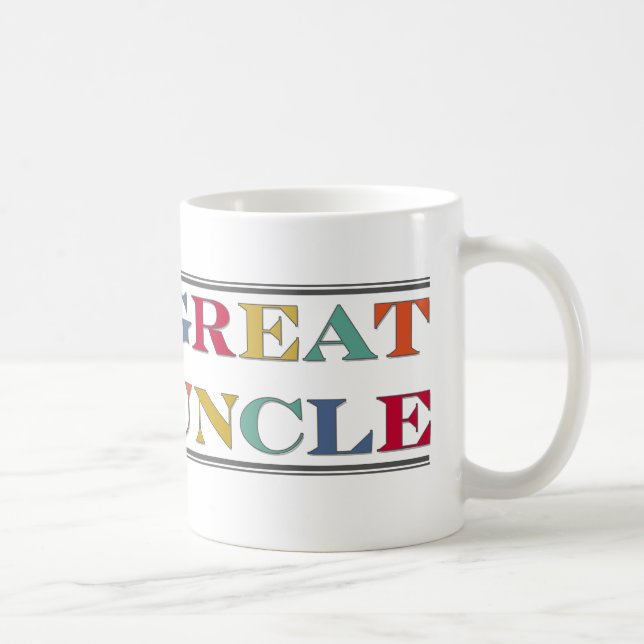 Mug Grand oncle avec votre propre texte (Droite)