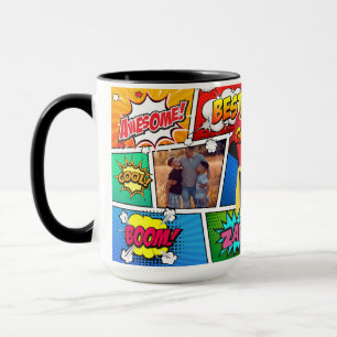 Mug Grand-papa de bande dessinée de fête des pères de