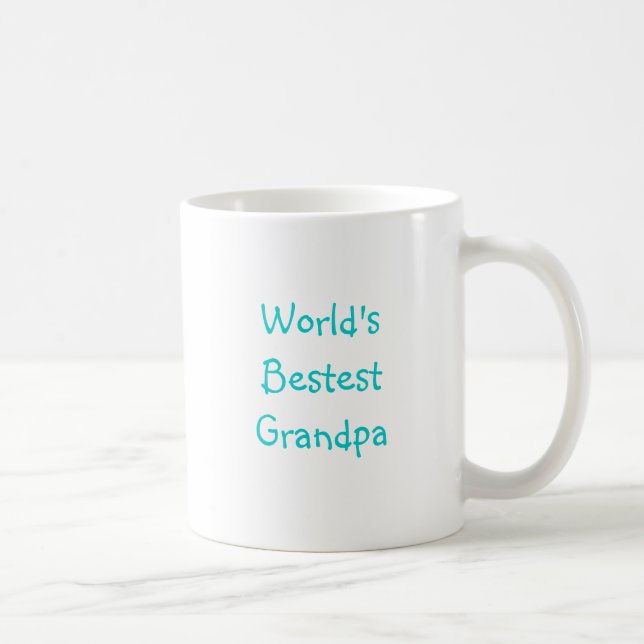 Mug Grand-papa de Bestest du monde (Droite)