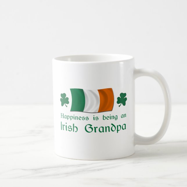 Mug Grand-papa irlandais heureux (Droite)
