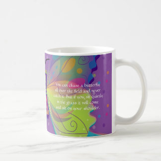 Mug Grand papillon lumineux avec poème