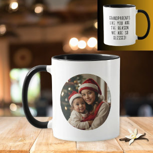 Mug Grand-parents Grand-enfants Message photo Café