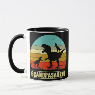 Mug Grand-père Dinosaur Grand-père Pasaurus 2 Deux enf