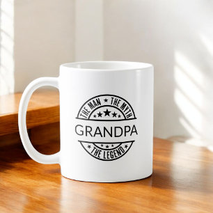 Mug Grand-Père Nomme L'Homme Le Mythe La Légende