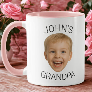 Mug Grand-Père Photo Bébé Personnalisé