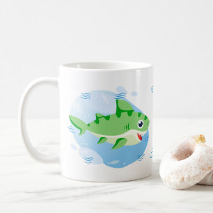 Mug Grand-père requin - Vert