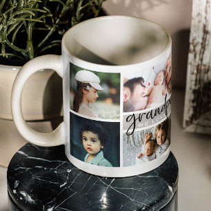 Mug Grand-père We Love You Photo Collage
