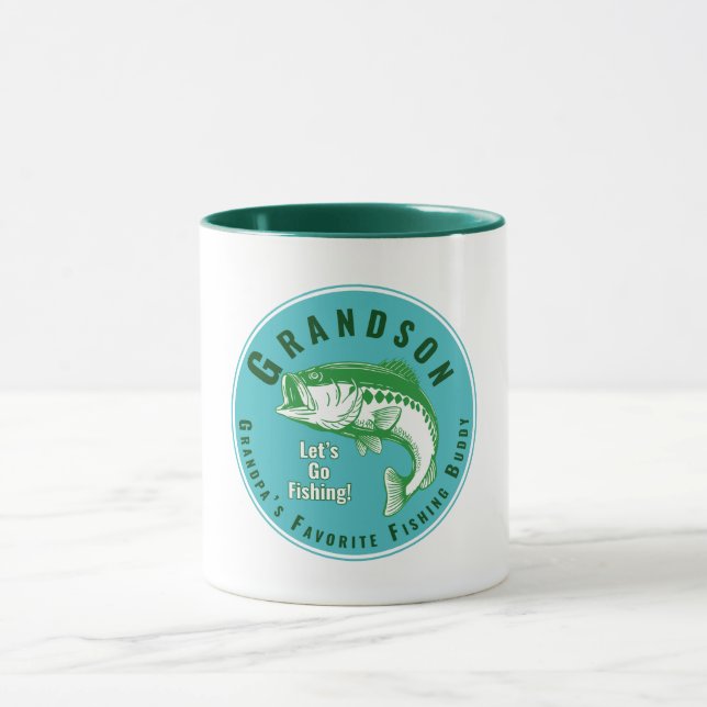 Mug Grand-père's Favori Fishing Buddy (Centre)