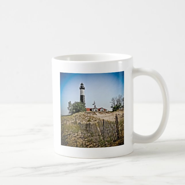Mug Grand phare de point de sable (Droite)