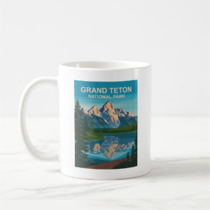 Mug Grand Teton National Park Paysage Art de Voyage