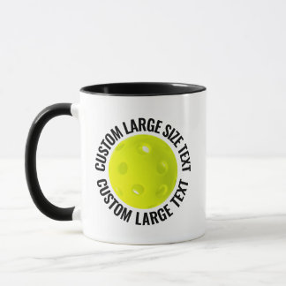 Mug Grand Texte Combo BLACK 325ml Personnalisé Pickleb