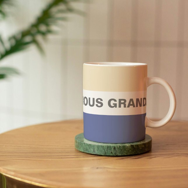 Mug Grandad Peach et Blue Classic (Créateur téléchargé)