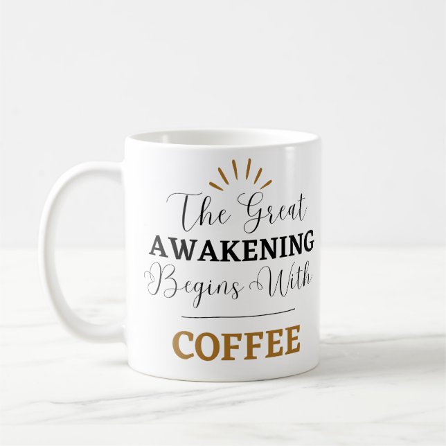 Mug Grande boue de café éveil (Gauche)