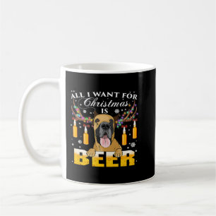 Mug Grande Dane Reindeer Bière Noël Ornements Noël Noë