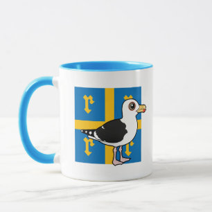 Mug Grande Mouette noire de Rauma Finlande