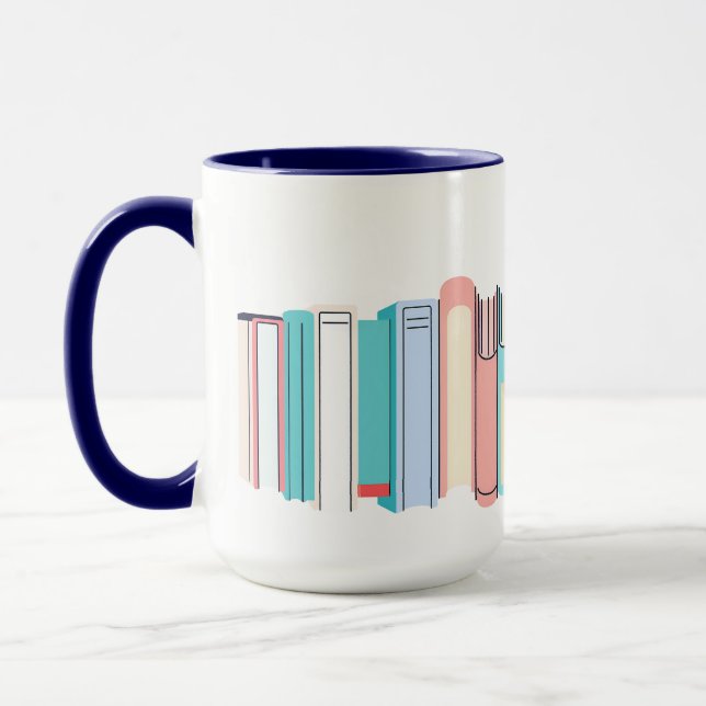Mug Grande pile de livres (Gauche)