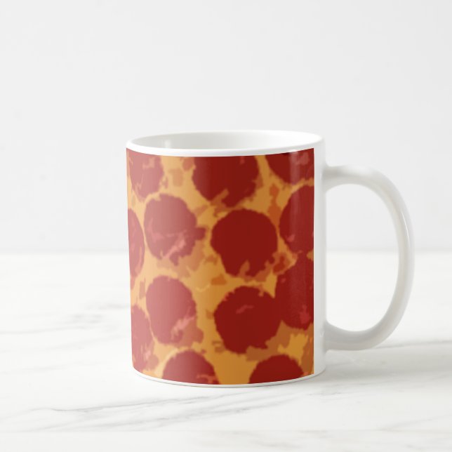 Mug Grande pizza de pepperoni (Droite)