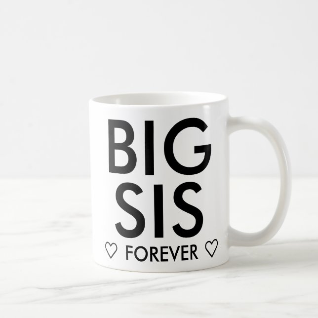 Mug Grande Soeur pour toujours personnalisée (Droite)
