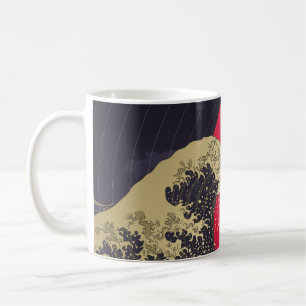 Mug "Grande vague de kanagawa". Hokusai, vague japonai