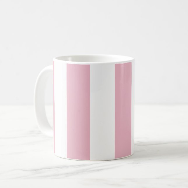 Mug Grandes Pink, Grandes Blances, Motif Gratté (Devant gauche)