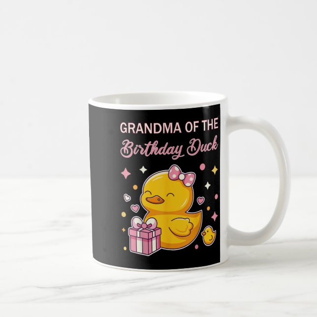 Mug Grandma Of The Birthday Duck Christmas Anime Party (Droite)