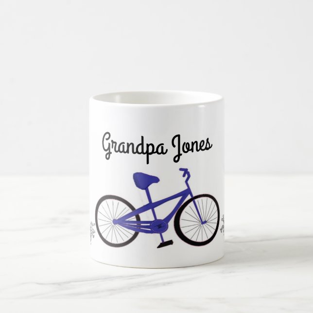 Mug Grandpa Bike Rides (Centre)