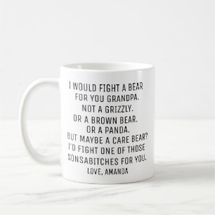 Mug Grandpa Cadeau drôle Grand-père cadeau personnalis