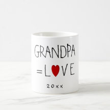 GRANDPA=LOVE (Ou N'Importe Quel Nom) Fête des père