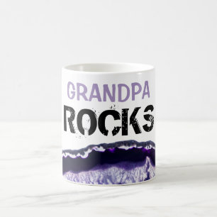 Mug *~* Grandpa Rocks Agate Lapidary Stone