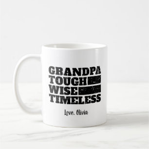 Mug Grandpa Touch Wise Timeless Personnalisé