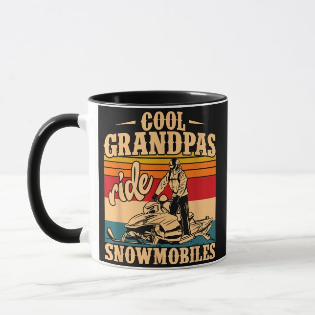 Mug Grandpas cool randonnée Motoneige Motoneige Motone (Gauche)