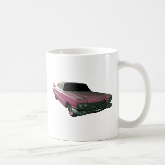 Mug Grands ailerons 1959 roses de Caddilac (Droite)