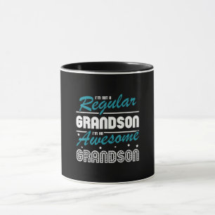 Mug Grandson Gift   Je Ne Suis Pas Un Petit-Fils Régul