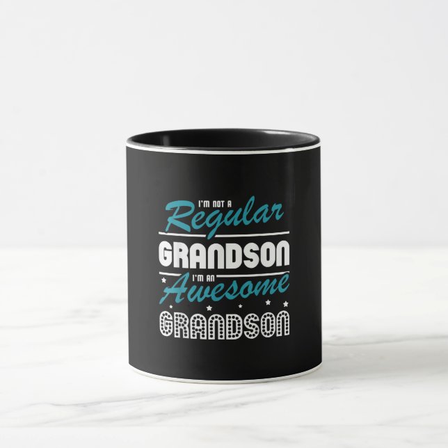 Mug Grandson Gift | Je Ne Suis Pas Un Petit-Fils Régul (Centre)