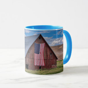 Mug Grange avec le drapeau américain   Colfax,