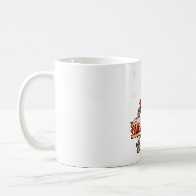 Mug Grangran Snowman Sucre de canne Noël Noël Noël Noë (Gauche)