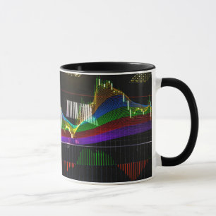 Mug Graphique С et lestico avec indicateur "Arc en cie