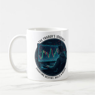 Mug Graphique à bougies Finance Journey du trader