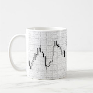 Mug Graphique à chandeliers Forex