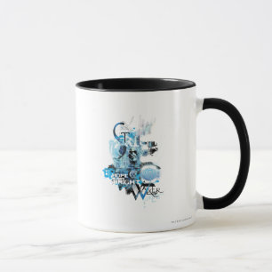 Mug Graphique bleu 1 de lanterne
